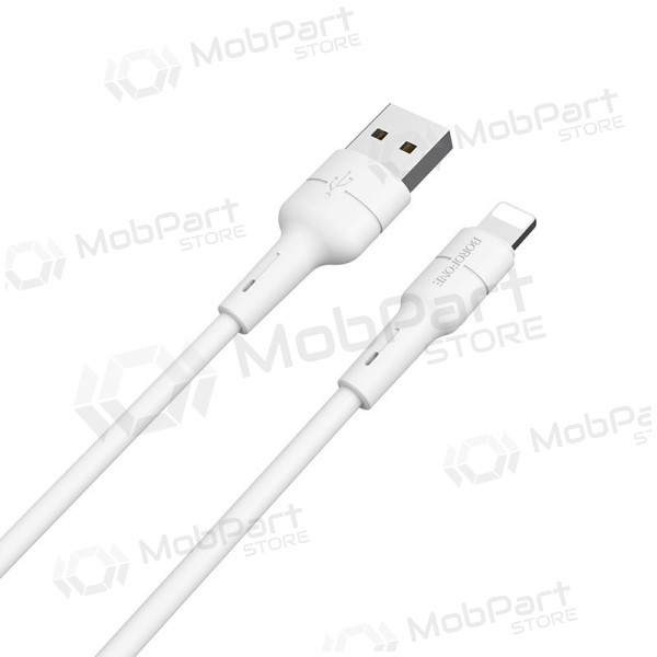 USB Kabel Borofone BX30 Lightning 1.0m (Weiß)