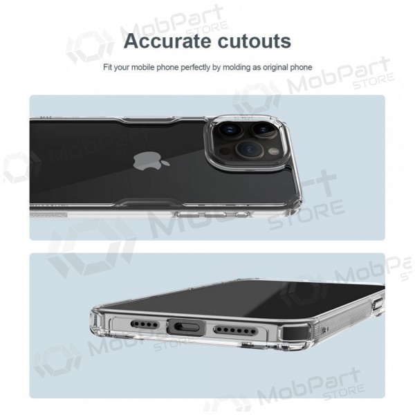 Apple iPhone 15 Plus Handyhülle „Nillkin Nature Pro“ (Weiß)