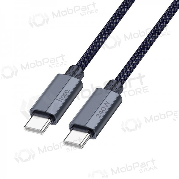 USB-C kabel Hoco U134 USB-C zu USB-C 1.8 m 240 W schwarz