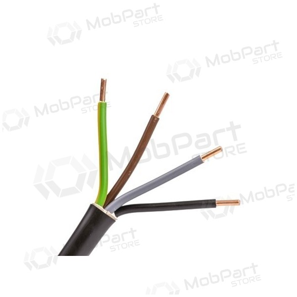 Stromkabel Lietkabelis CYKY 5x2.5 mm² Kupfer PVC 450/750V 100 m Rolle