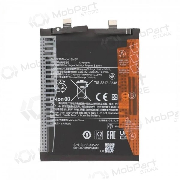 Xiaomi Redmi Note 13 Pro 5G, Poco X6 Batterie, akumuliatorius (original)