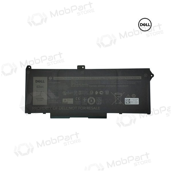 DELL RJ40G, 63Wh, 3941mAh Laptop-Batterie / Akku - PREMIUM
