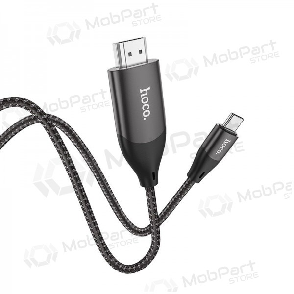 Kabel Hoco UA16 Type-C to HDMI 2.0m Grau