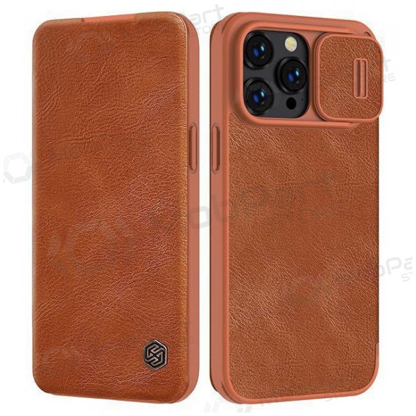 Apple iPhone 14 Pro Handyhülle „Nillkin Leather“ (Braun)