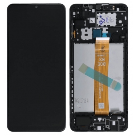Samsung Galaxy A12s Display (Schwarz) (mit Rahmen) (Premium)