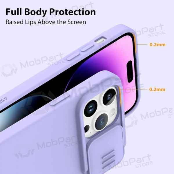 Apple iPhone 14 hülle „Nillkin Silicone“ (hellviolett)