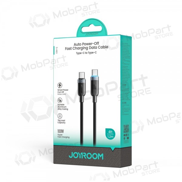 USB-C Kabel Joyroom S-A63 USB-C zu USB-C 1.2 m 100 W schwarz