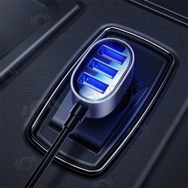 Ladegerät automobilinis Joyroom JR-CL03 5xUSB 6.2A (Schwarz)