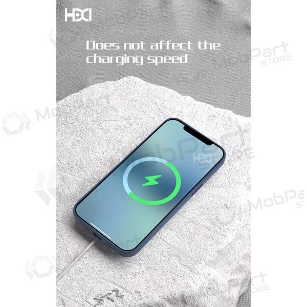 Handyhülle HDD Silicone MagSafe Case Samsung S911 S23 5G tamsiai Grau