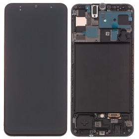 Samsung Galaxy A50 Display (Schwarz) (mit Rahmen) (original)