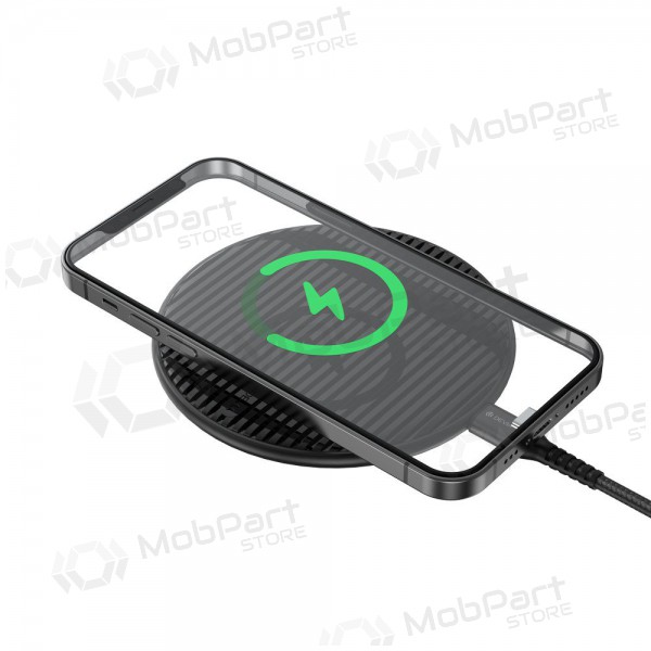 Kabellos Ladegerät Devia Aurora Ultra-Slim 15W (Schwarz)
