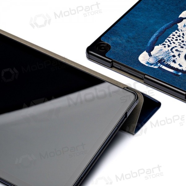 Samsung Galaxy Tab A9+, Tab A11+ hülle - Smart Leather (sad cat)