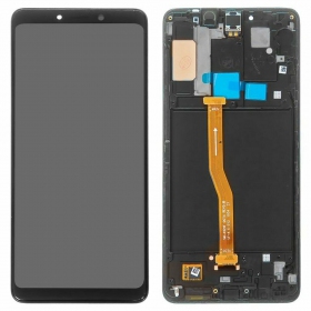 Samsung Galaxy A9 2018 Display (Schwarz) (mit Rahmen) (original)