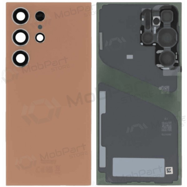 Samsung Galaxy S24 Ultra rückseitige Abdeckung (orange) (original)