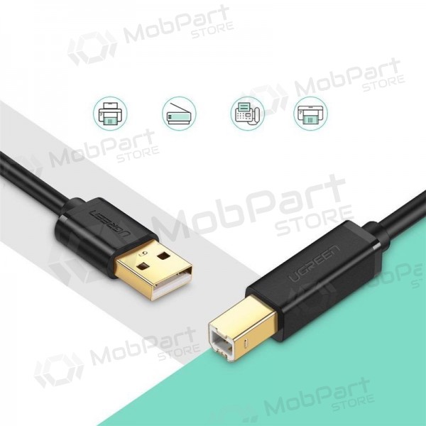 USB-Kabel für Drucker Ugreen US135 USB-A auf USB-B 1.5 m schwarz