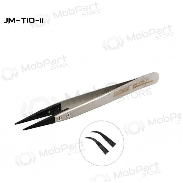Antistatische Pinzette aus Metall Jakemy JM-T10-11 ESD (replaceable head)
