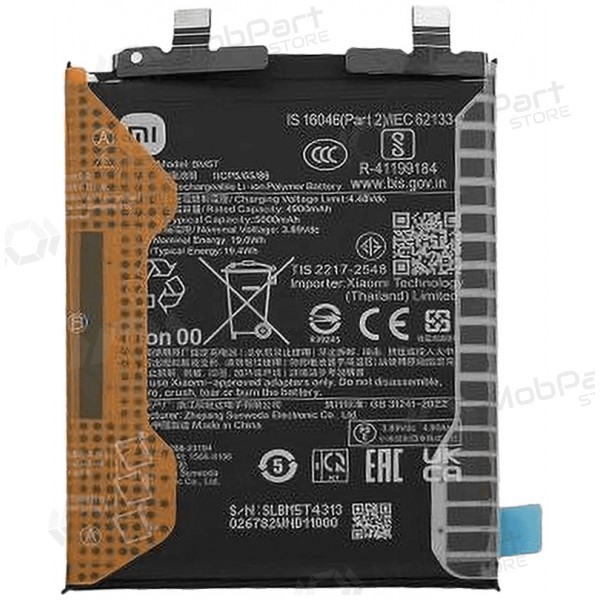 Xiaomi 13T, 14T, Poco X6 Pro, Poco M6 Pro 4G, Redmi Note 13 Pro 4G Akku, Batterie (BM5T) (original)