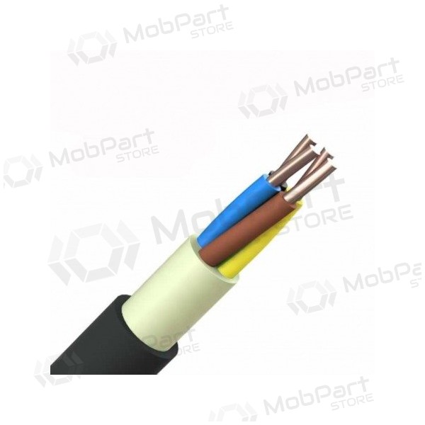 Energiekabel Elpar N2XH-J 5x6 mm² Kupfer XLPE LSZH CPR B2ca 0.6/1 kV massiv.