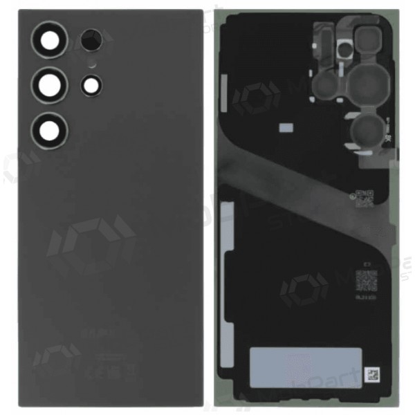 Samsung Galaxy S24 Ultra rückseitige Abdeckung (schwarz) (original)