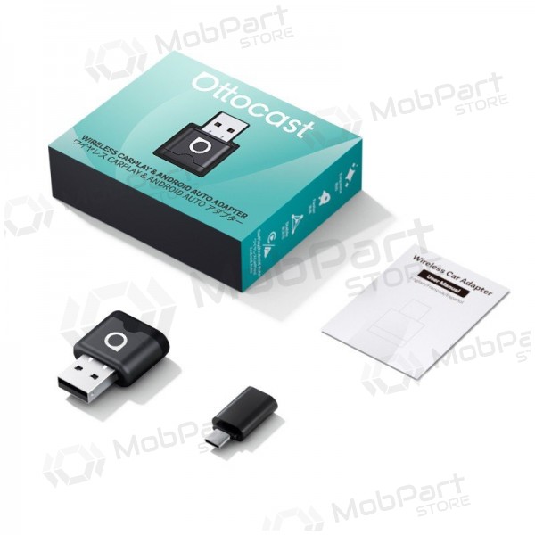 Kabelloser CarPlay / Android Auto Adapter Ottocast Mini Aura CA530-T schwarz