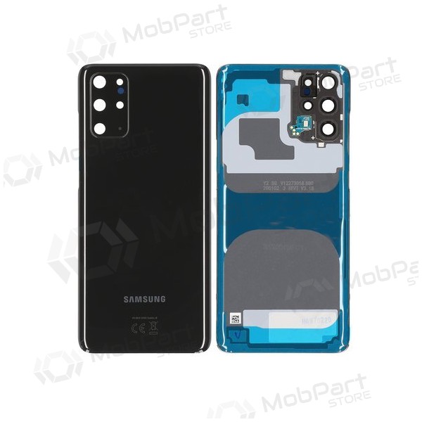 Samsung G985 / G986 Galaxy S20 Plus Rückseite Akkudeckel Schwarz (Cosmic Black) (gebraucht grade A, original)