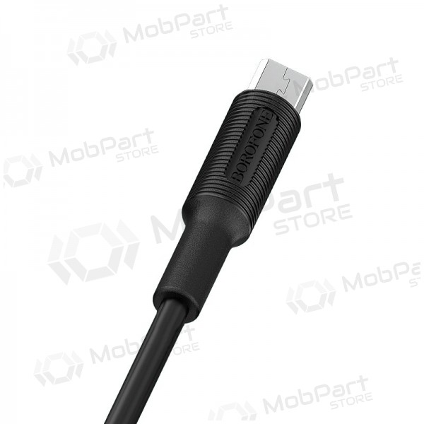 USB Kabel Borofone BX1 microUSB 1.0m (Schwarz)