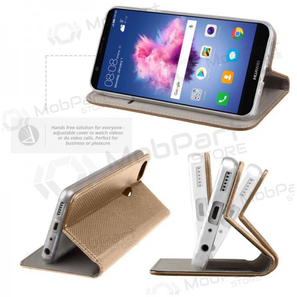 LG G8 ThinQ hülle - Smart Magnet (golden)