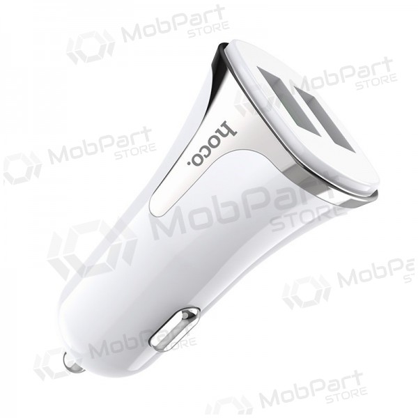 Ladegerät automobilinis Hoco Z31 Quick Charge 3.0 (3.4A) x 2 USB (Weiß)