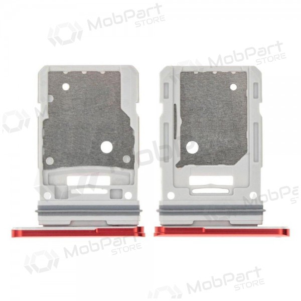 SIM-Kartenhalter Samsung G781/G780 S20 FE Cloud Red original (service pack)