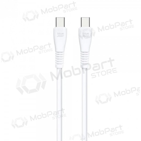 USB-C-Kabel Blue Star PJ-DQ1-C USB-C auf USB-C 1 m 60 W weiß