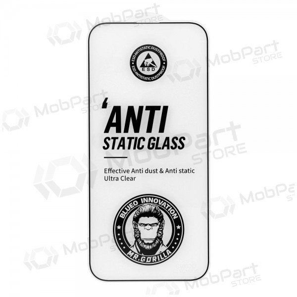 LCD apsauginis stikliukas 5D Mr. Monkey Glass (Strong HD) Apple iPhone 12/12 Pro Schwarz