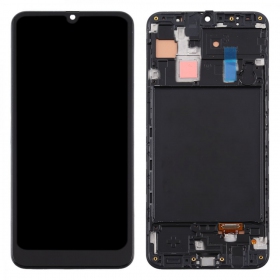 Samsung Galaxy A30 Display (Schwarz) (mit Rahmen) (original)