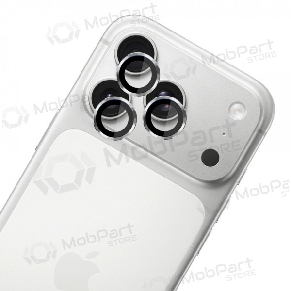 Apple iPhone 18 Pro, 18 Pro Max schutz gehärtetes glas für kamera - 3MK Lens Pro (silber)