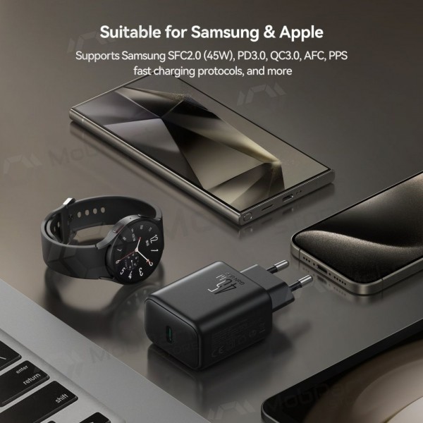 Ladegerät Joyroom JR-TCG13 45W GaN USB-C Schwarz