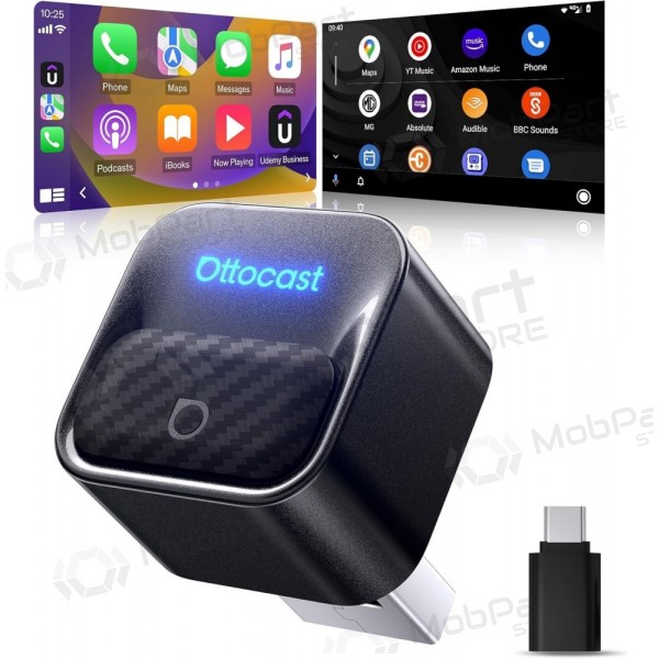 CarPlay Adapter Ottocast Mini Core kabelloses Android Auto schwarz