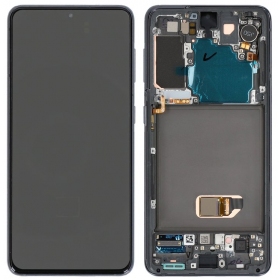 Samsung Galaxy S21 5G display (schwarz) (mit Rahmen) (OLED)
