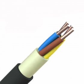 Stromkabel TTcable N2XH-J 3x2.5 mm² kupfer XLPE CPR Cca 0.6/1 kV massivleiter.