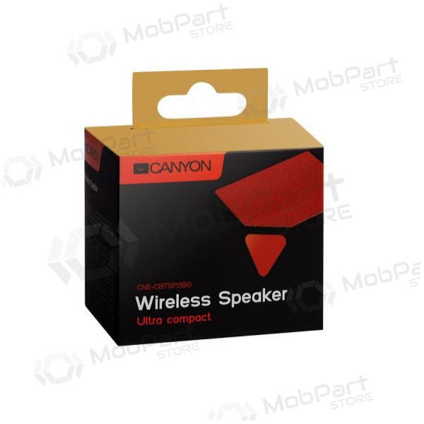 Bluetooth tragbarer Top-Lautsprecher CANYON CNE-CBTSP2BO (MicroSD, AUX, BT V4.2, 300 mAh)