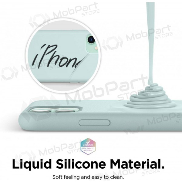 Apple iPhone 16 Pro Max hülle - Liquid Silicone - 1.5mm (minze)