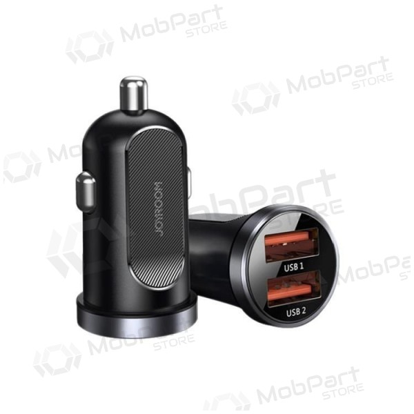 Ladegerät automobilinis Joyroom C-A09 2xUSB (SCP, PD, AFC) 3.0 30W (Schwarz)