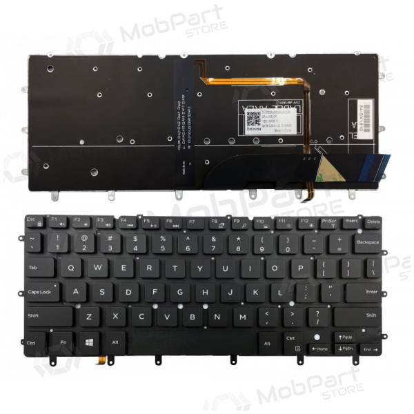 DELL Inspiron 13: 7000, 7352, 7353, 7359, 7347, 7348 Tastatur DELL Inspiron 13: 7000, 7352, 7353, 7359, 7347, 7348 Tastatur