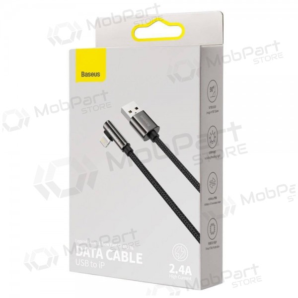 USB Kabel Baseus Legend Lightning 2.4A 2.0m (Schwarz) CALCS-A01