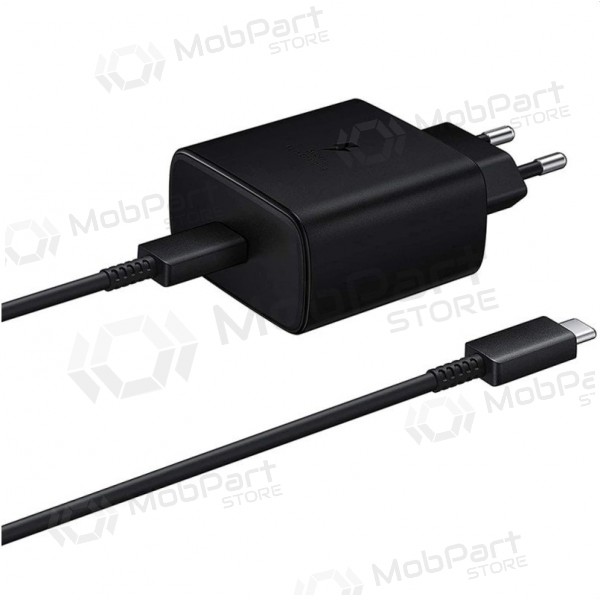 Ladegerät original Samsung EP-TA845 45W + Type-C Kabel 25W Schwarz