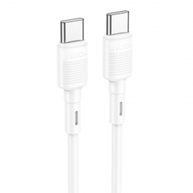 USB-C-Kabel Hoco X83 USB-C auf USB-C 1 m 60 W weiß