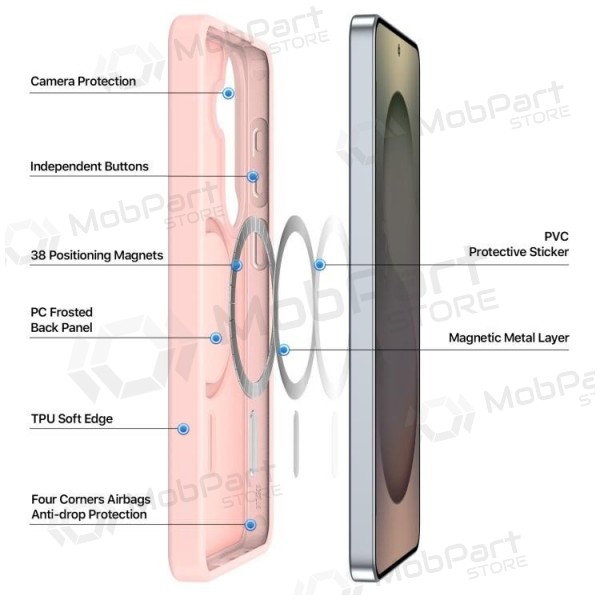 Samsung Galaxy S26 hülle - Dux Ducis Yind MagSafe (rosa)