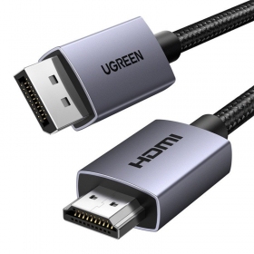 HDMI-Kabel Ugreen DP125 DisplayPort zu HDMI 2 m 4K 30 Hz schwarz