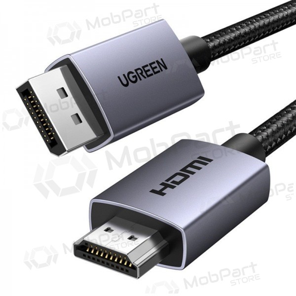 HDMI-Kabel Ugreen DP125 DisplayPort zu HDMI 2 m 4K 30 Hz schwarz