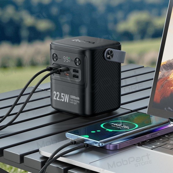 Externe Powerbank Hoco J152 22.5W+PD20W 80000mAh schwarz