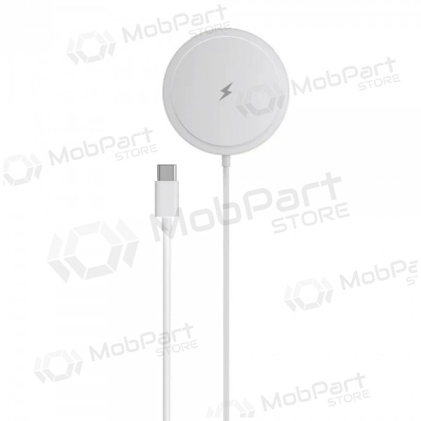 MagSafe kabelloses Ladegerät Blue Star Charing Pad 15 W mit USB-C Kabel weiß