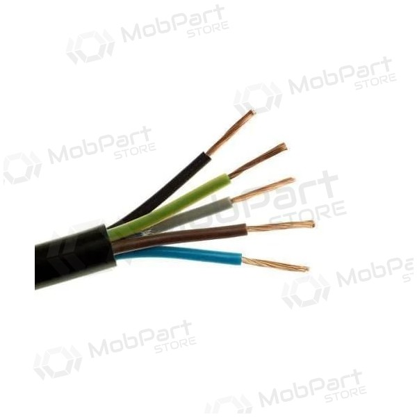 Gummischlauchleitung Elpar H05RR-F 5x1.5 mm² kupfer 300/500V.